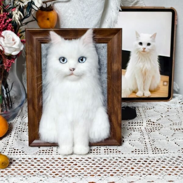 Wool felt Pet Photo Frame Portrait Half body